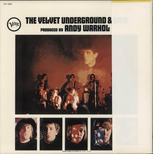 Velvet Underground The Velvet Underground & Nico + Obi vinyl LP album (LP record) Japanese VUNLPTH435601