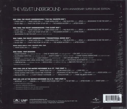 Velvet Underground The Velvet Underground - Sealed CD Album Box Set UK VUNDXTH789303
