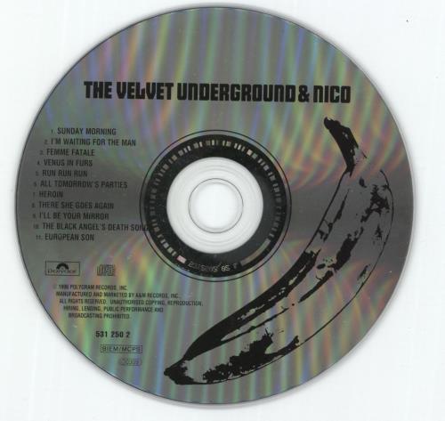 Velvet Underground The Velvet Underground and Nico CD album (CDLP) UK VUNCDTH867430