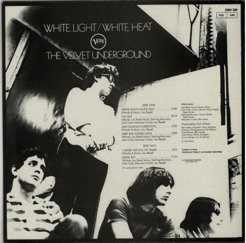 Velvet Underground White Light / White Heat vinyl LP album (LP record) French VUNLPWH609608