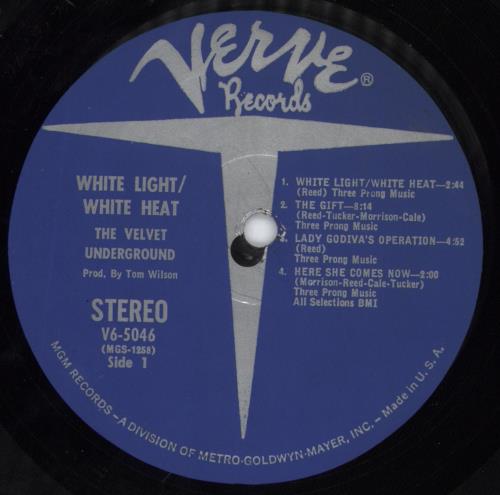 Velvet Underground White Light / White Heat vinyl LP album (LP record) US VUNLPWH806441