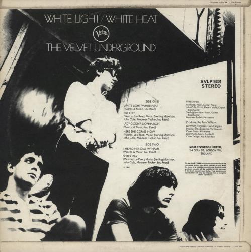Velvet Underground White Light/ White Heat vinyl LP album (LP record) UK VUNLPWH884883