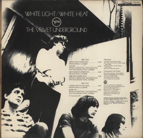 Velvet Underground White Light/White Heat vinyl LP album (LP record) German VUNLPWH856416