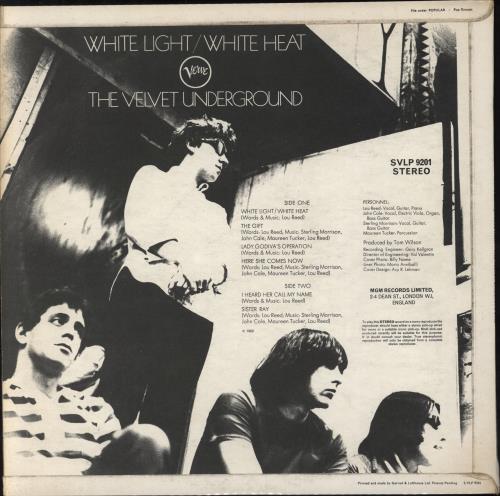 Velvet Underground White Light/White Heat vinyl LP album (LP record) UK VUNLPWH763711