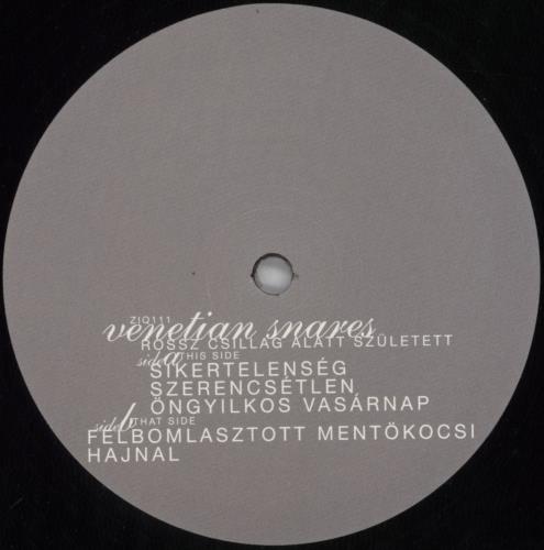 Venetian Snares Rossz Csillag Alatt Született 2-LP vinyl record set (Double LP Album) UK 4EY2LRO820537