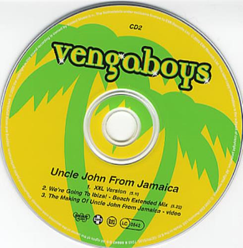 Vengaboys Uncle John From Jamaica - CD2 CD single (CD5 / 5") UK VGBC5UN224502