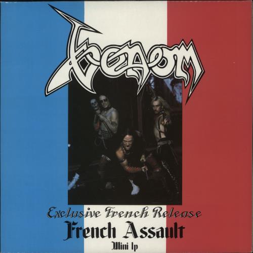 Venom French Assault 12" vinyl single (12 inch record / Maxi-single) French VNM12FR869734