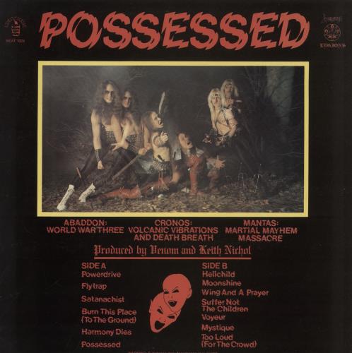 Venom Possessed vinyl LP album (LP record) UK VNMLPPO438265