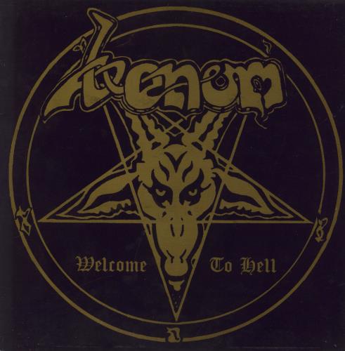 Venom Welcome To Hell - Complete vinyl LP album (LP record) UK VNMLPWE829767
