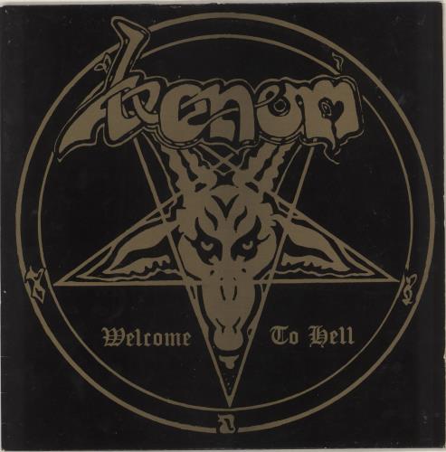 Venom Welcome To Hell - EX vinyl LP album (LP record) UK VNMLPWE729861