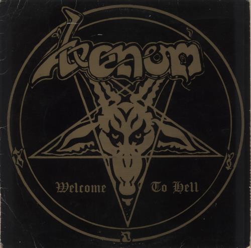 Venom Welcome To Hell - VG vinyl LP album (LP record) UK VNMLPWE721533