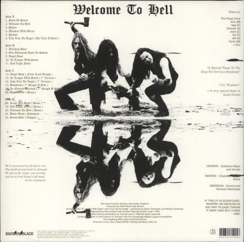 Venom Welcome To Hell 2-LP vinyl record set (Double LP Album) UK VNM2LWE869534