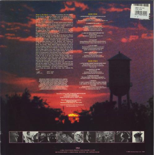 Vernon Oxford Power In The Blood vinyl LP album (LP record) UK VEDLPPO847296