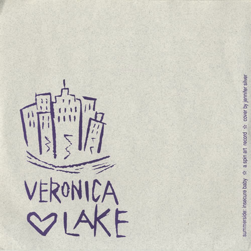 Veronica Lake Insecure Baby - Yellow Vinyl 7" vinyl single (7 inch record / 45) US VE-07IN503060