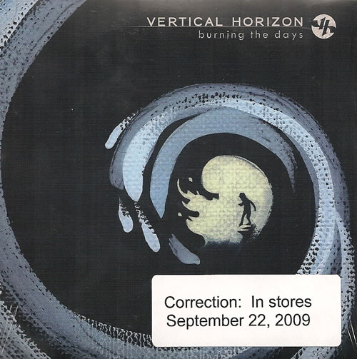 Vertical Horizon Burning The Days CD album (CDLP) US VHZCDBU487068
