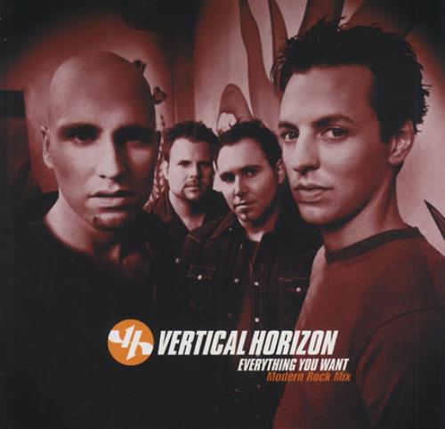 Vertical Horizon Everything You Want CD single (CD5 / 5") US VHZC5EV160013