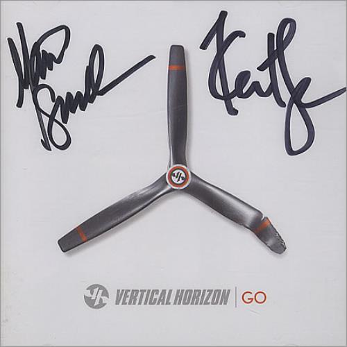 Vertical Horizon Go - Autographed CD album (CDLP) US VHZCDGO382073