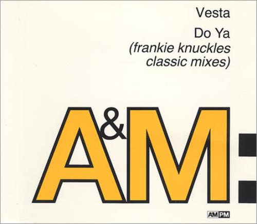 Vesta Do Ya - Frankie Knuckles Classic Mixes CD single (CD5 / 5") UK VETC5DO405581
