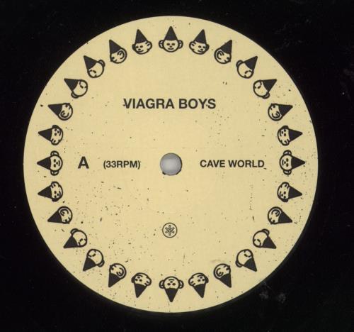 Viagra Boys Cave World - Autographed vinyl LP album (LP record) UK 7TALPCA873584