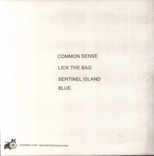 Viagra Boys Common Sense - Blue Vinyl 12" vinyl single (12 inch record / Maxi-single) Swedish 7TA12CO858614