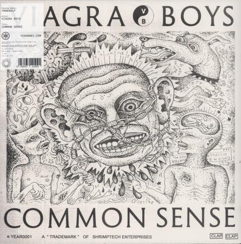 Viagra Boys Common Sense - Pink Vinyl - Sealed 12" vinyl single (12 inch record / Maxi-single) Swedish 7TA12CO866743
