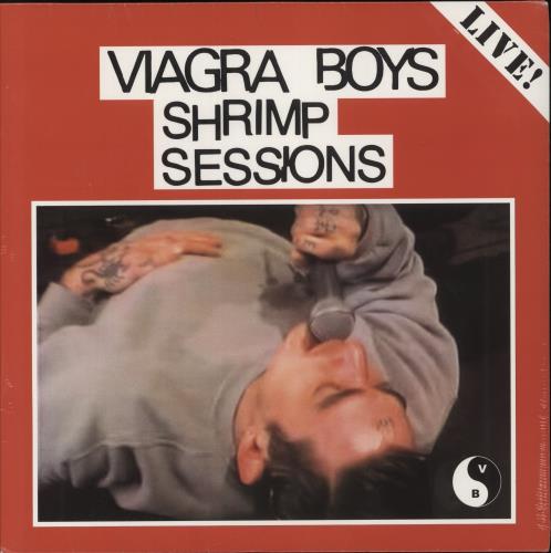 Viagra Boys Shrimp Sessions - Red Vinyl - Sealed vinyl LP album (LP record) UK 7TALPSH866113