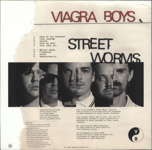 Viagra Boys Street Worms - 180gm Clear Vinyl vinyl LP album (LP record) UK 7TALPST863974