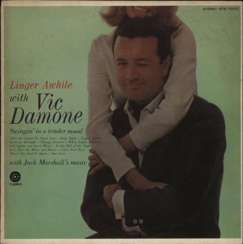Vic Damone Linger Awhile vinyl LP album (LP record) Japanese VDELPLI873824