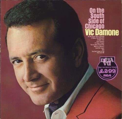 Vic Damone On The South Side Of Chicago vinyl LP album (LP record) German VDELPON449097