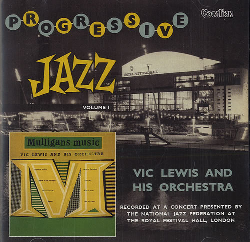 Vic Lewis Mulligan's Music & Progressive Jazz Volume 1 CD album (CDLP) UK VB-CDMU481750
