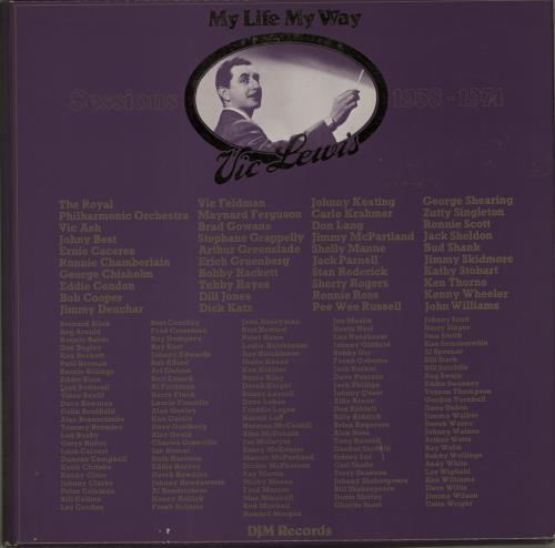 Vic Lewis My Life My Way - Sessions 1938-1974 - Test Pressing Vinyl Box Set UK VB-VXMY649108