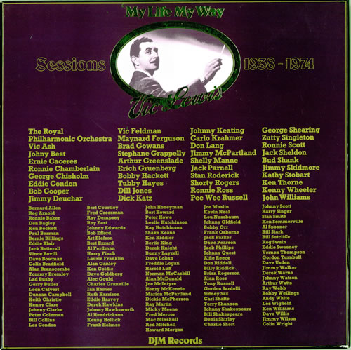 Vic Lewis My Life My Way - Sessions 1938-1974 Vinyl Box Set UK VB-VXMY476062