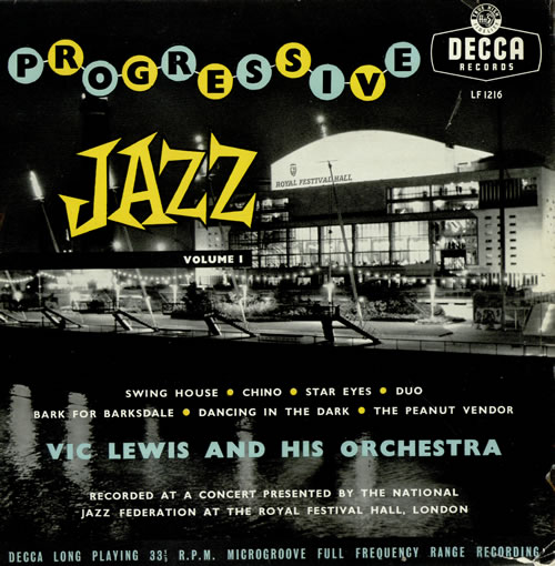 Vic Lewis Progressive Jazz Volume 1 EP 10" vinyl single (10 inch record) UK VB-10PR476041