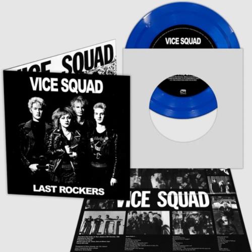 Vice Squad Last Rockers - Blue Vinyl 7" vinyl single (7 inch record / 45) Canadian VSQ07LA872539