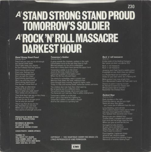 Vice Squad Stand Strong EP 7" vinyl single (7 inch record / 45) UK VSQ07ST564552
