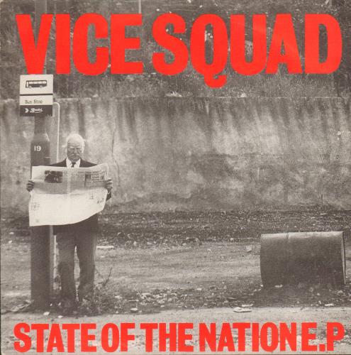 Vice Squad State Of The Nation EP 7" vinyl single (7 inch record / 45) UK VSQ07ST275288