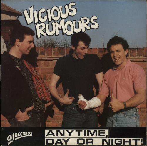 Vicious Rumours [UK] Anytime, Day Or Night! vinyl LP album (LP record) UK 85ELPAN864104