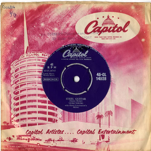 Vicki Young Steel Guitar 7" vinyl single (7 inch record / 45) UK WUD07ST615304