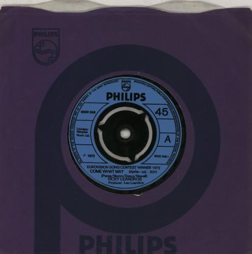 Vicky Leandros Come What May - 3pr 7" vinyl single (7 inch record / 45) UK V-L07CO568788
