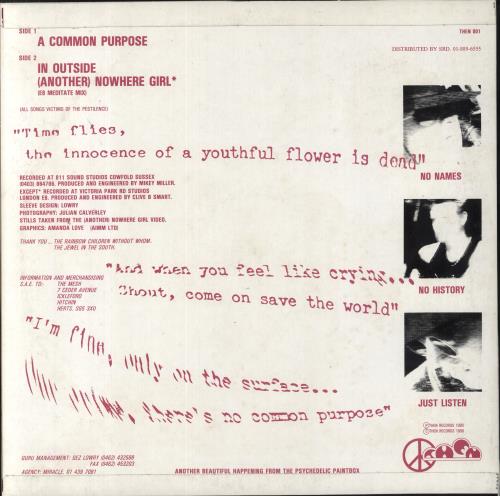 Victims Of The Pestilence A Common Purpose 12" vinyl single (12 inch record / Maxi-single) UK V1D12AC817905