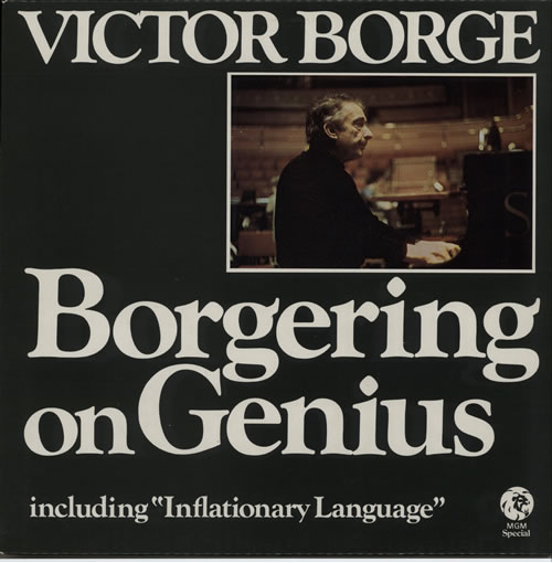 Victor Borge Borgering On Genius vinyl LP album (LP record) UK VJHLPBO641927
