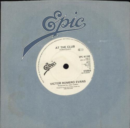 Victor Romero Evans At The Club 7" vinyl single (7 inch record / 45) UK ZWD07AT720649