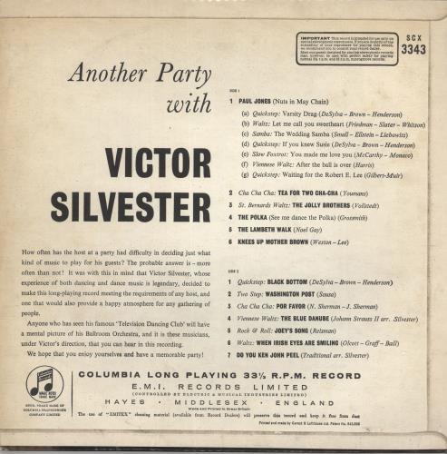 Victor Silvester Another Party With Victor Silvester vinyl LP album (LP record) UK VCSLPAN737962