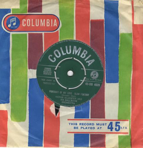 Victor Silvester Portrait Of My Love 7" vinyl single (7 inch record / 45) UK VCS07PO408346