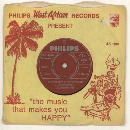 Victor Uwaifo Guitar Boy & Mamywater 7" vinyl single (7 inch record / 45) African 0KD07GU733664
