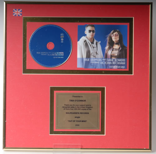 Victoria Beckham Out Of Your Mind in-house award disc UK VBKAIOU591368