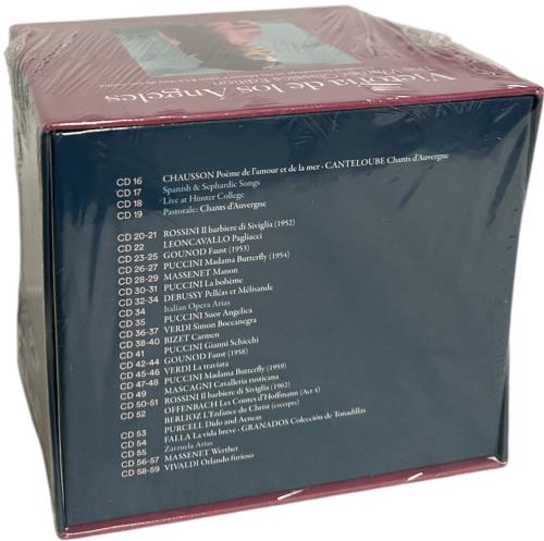 Victoria De Los Angeles Complete Recordings On His Master's Voice & La Voix De Son Maitre - Sealed CD Album Box Set German VJIDXCO834553