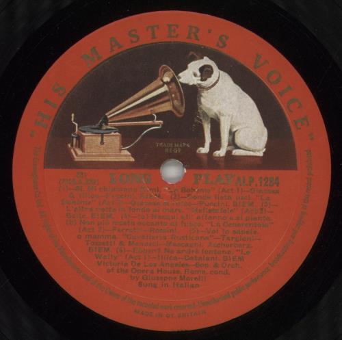 Victoria De Los Angeles Operatic Arias Sung By Victoria De Los Angeles vinyl LP album (LP record) UK VJILPOP868133