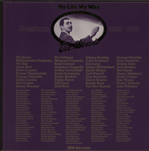 Vic Lewis My Life My Way - Sessions 1938-1974 - Acetate Set Vinyl Box Set UK VB-VXMY649104