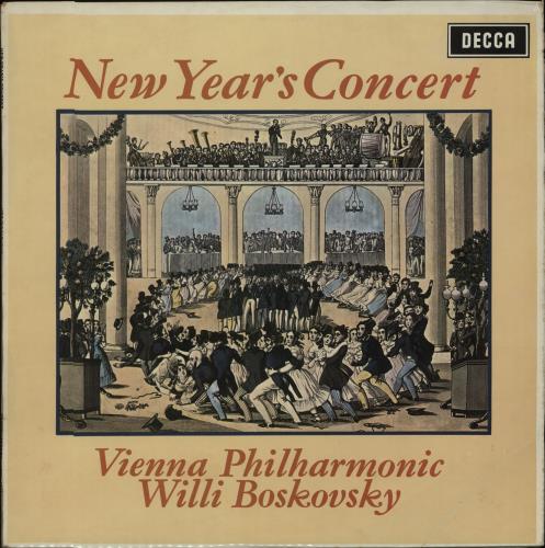 Vienna Philharmonic Orchestra New Year's Concert vinyl LP album (LP record) UK VIHLPNE664040